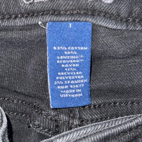 Arizona Jean Company Black Denim Jeans High Rise Boot Cut Womens 1 - Picture 6 of 12